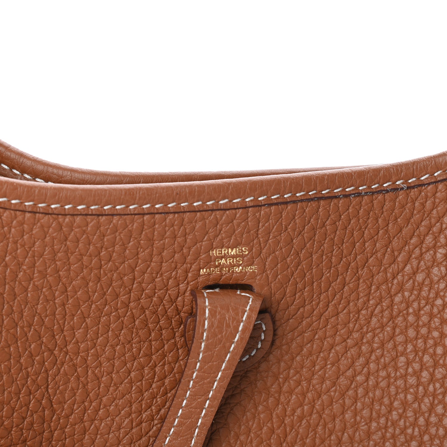 Hermes Taurillon Clemence Evelyne TPM Gold 6 of 9
