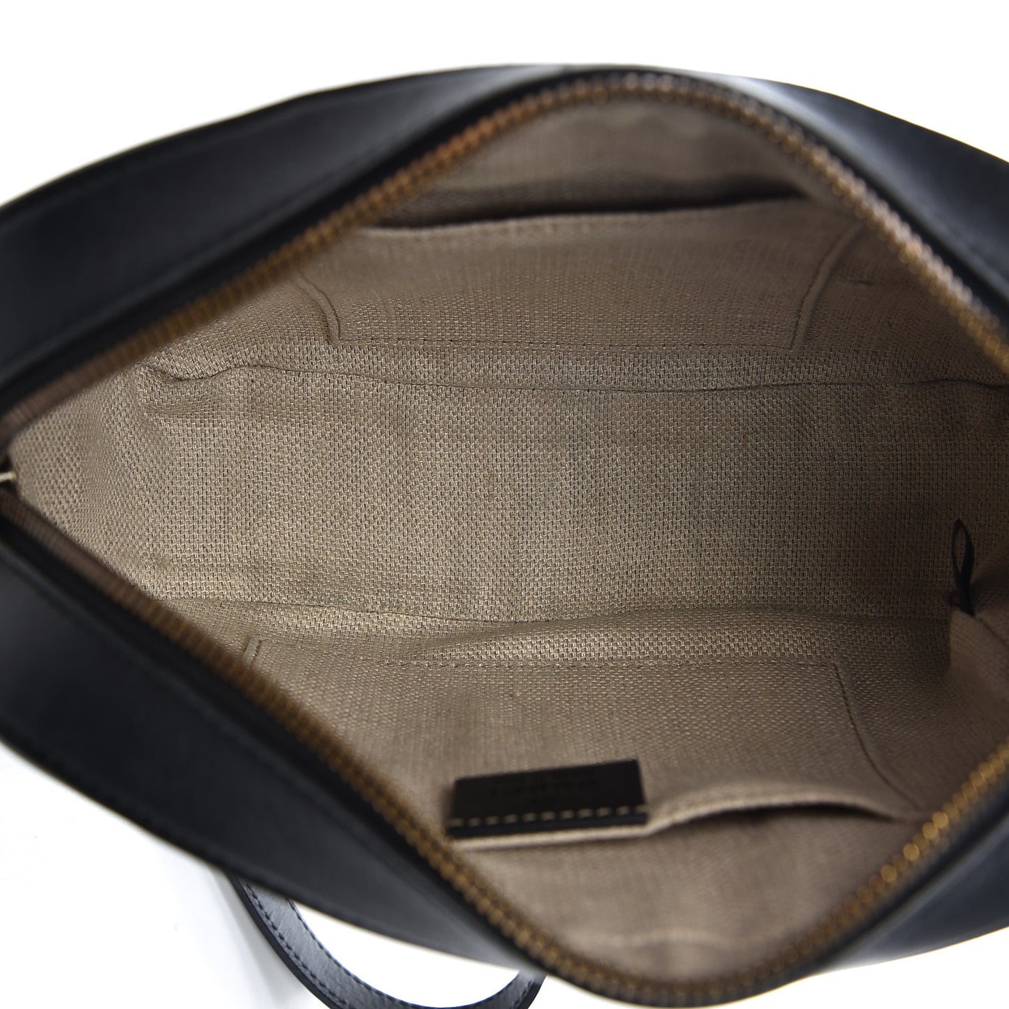 Calfskin Web Small Webby Bee Shoulder Bag Black