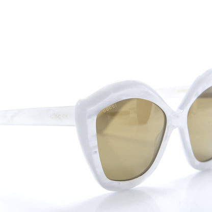 Gucci Acetate Cat Eye GG0117S Sunglasses White 7 of 8
