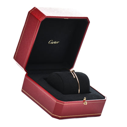 Cartier 18K Pink Gold Diamond Small Juste Un Clou Bracelet 19 4 of 4
