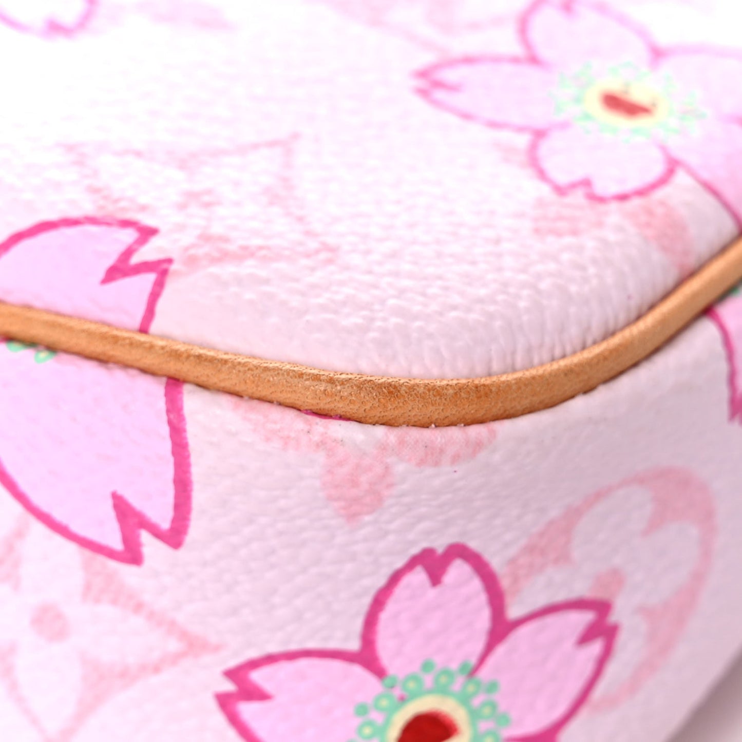 Monogram Cherry Blossom Pochette Accessories Pink