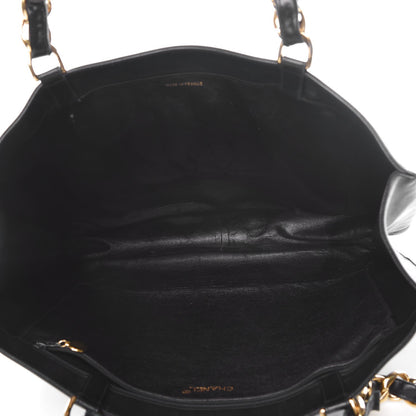 Chanel Lambskin CC Tote Black 5 of 11