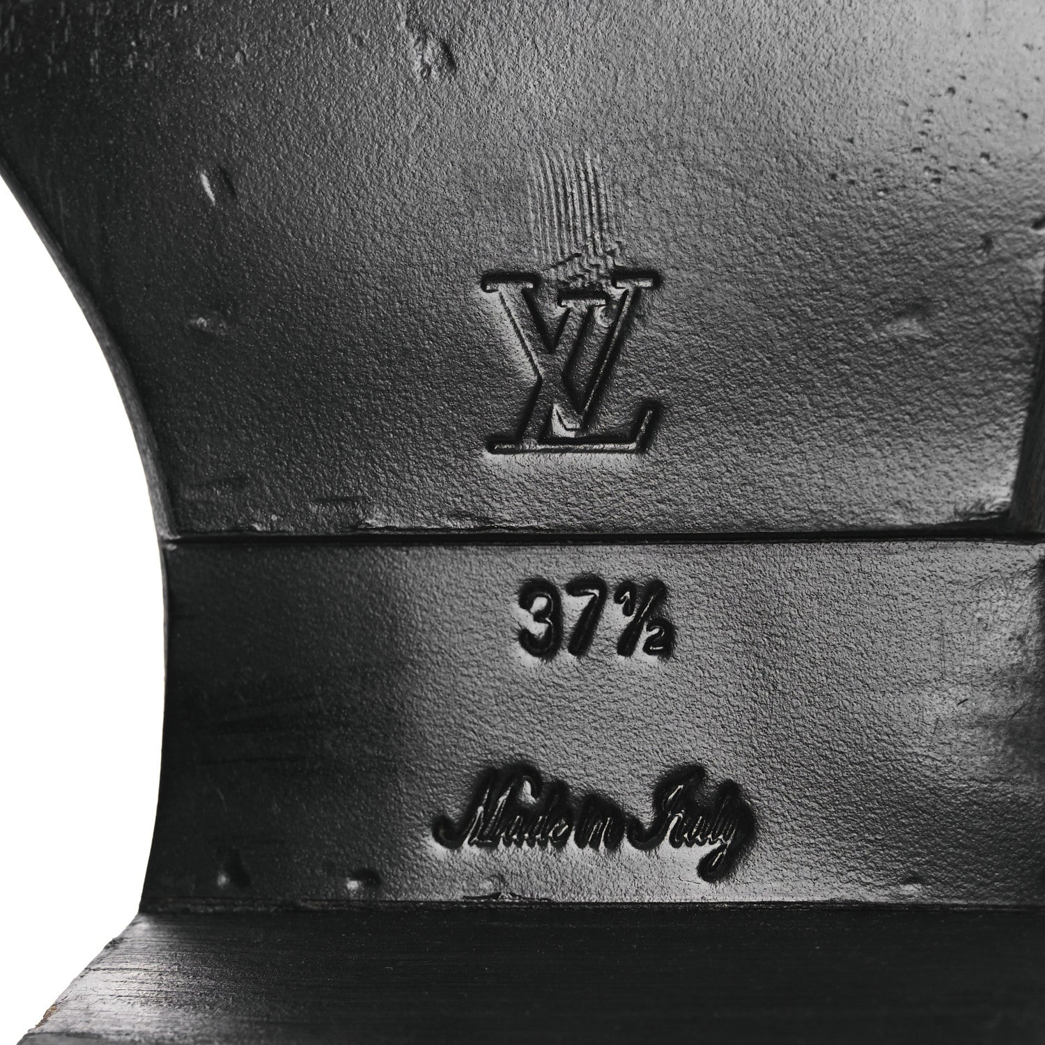 Louis Vuitton Calfskin Monogram Metropolis Flat Ranger Boots 37.5 Black 8 of 13