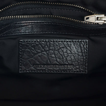 Alexander Wang Pebbled Lambskin Rockie Black w Black Nickel Hardware 6 of 8