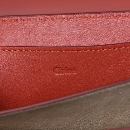 Chloe Calfskin Drew Bijou Clutch Earthy Red 6 of 11