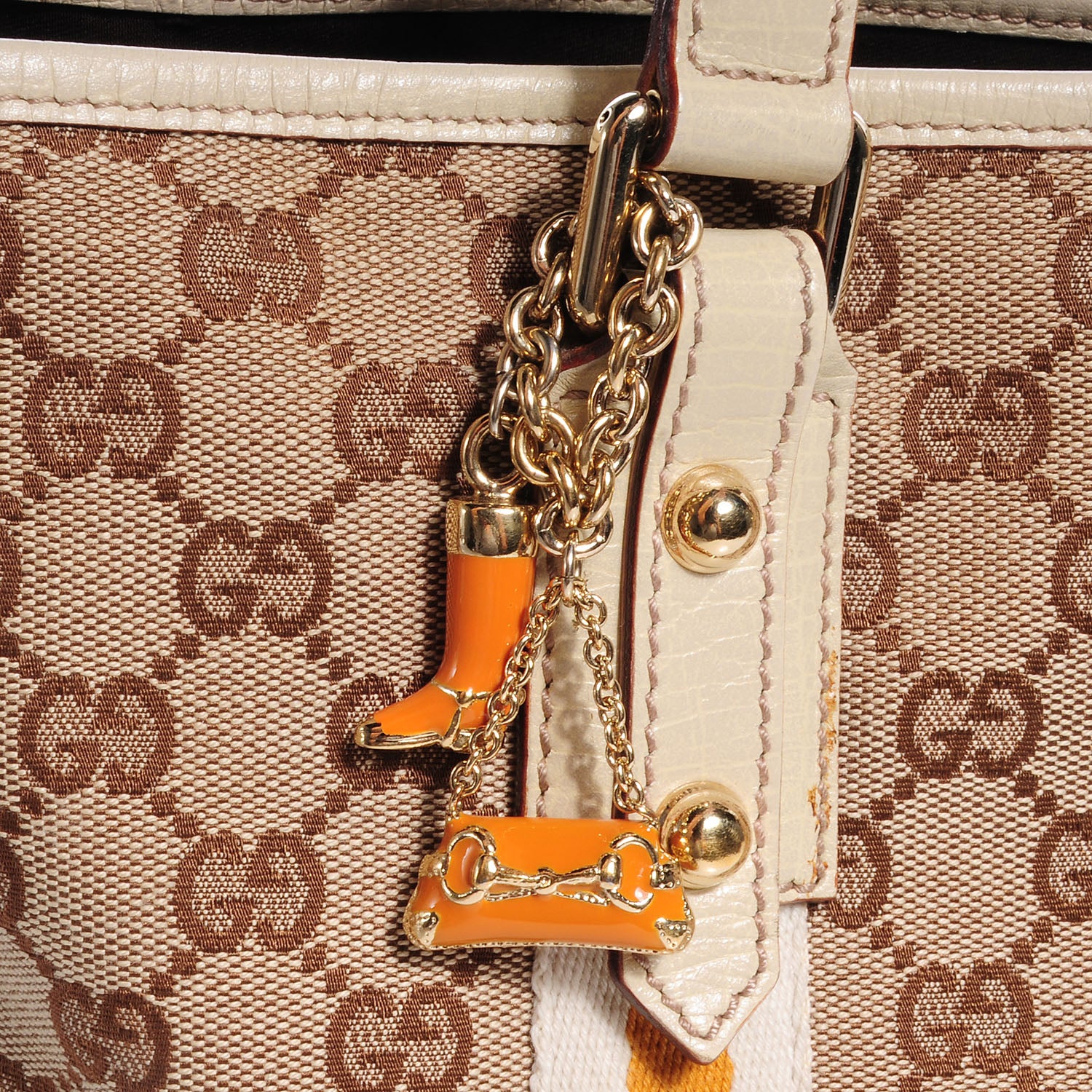 Gucci Monogram Jolicoeur Medium Tote Off White 6 of 10