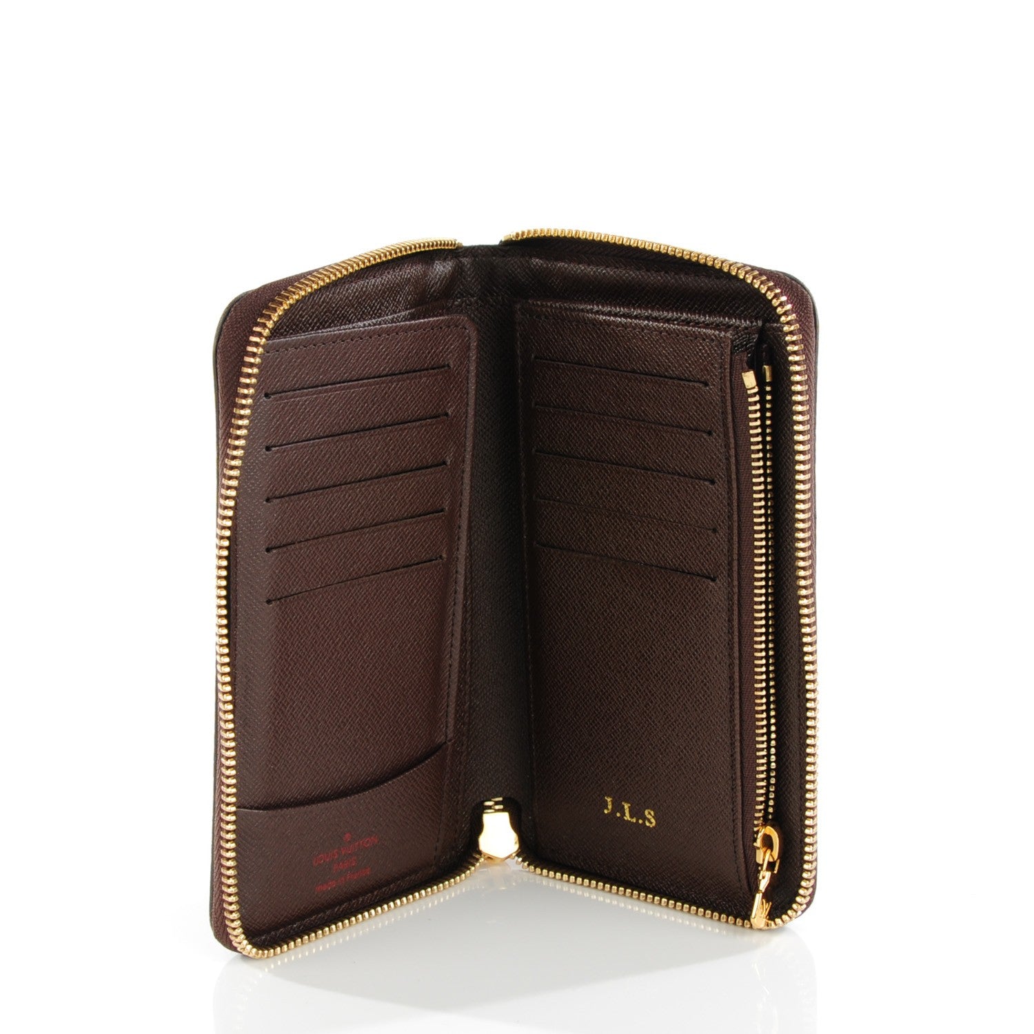 Louis Vuitton Damier Ebene Zippy Compact Wallet 5 of 9