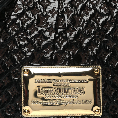 Louis Vuitton Vinyl Monogram Squishy Inventeur Messenger Bag Black 7 of 9