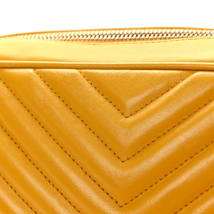 Saint Laurent Calfskin Matelasse Monogram Lou Camera Bag Safran 7 of 9