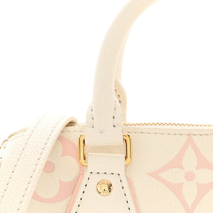 Louis Vuitton Empreinte Monogram Giant Speedy Bandouliere 20 Latte Chamallow 12 of 13