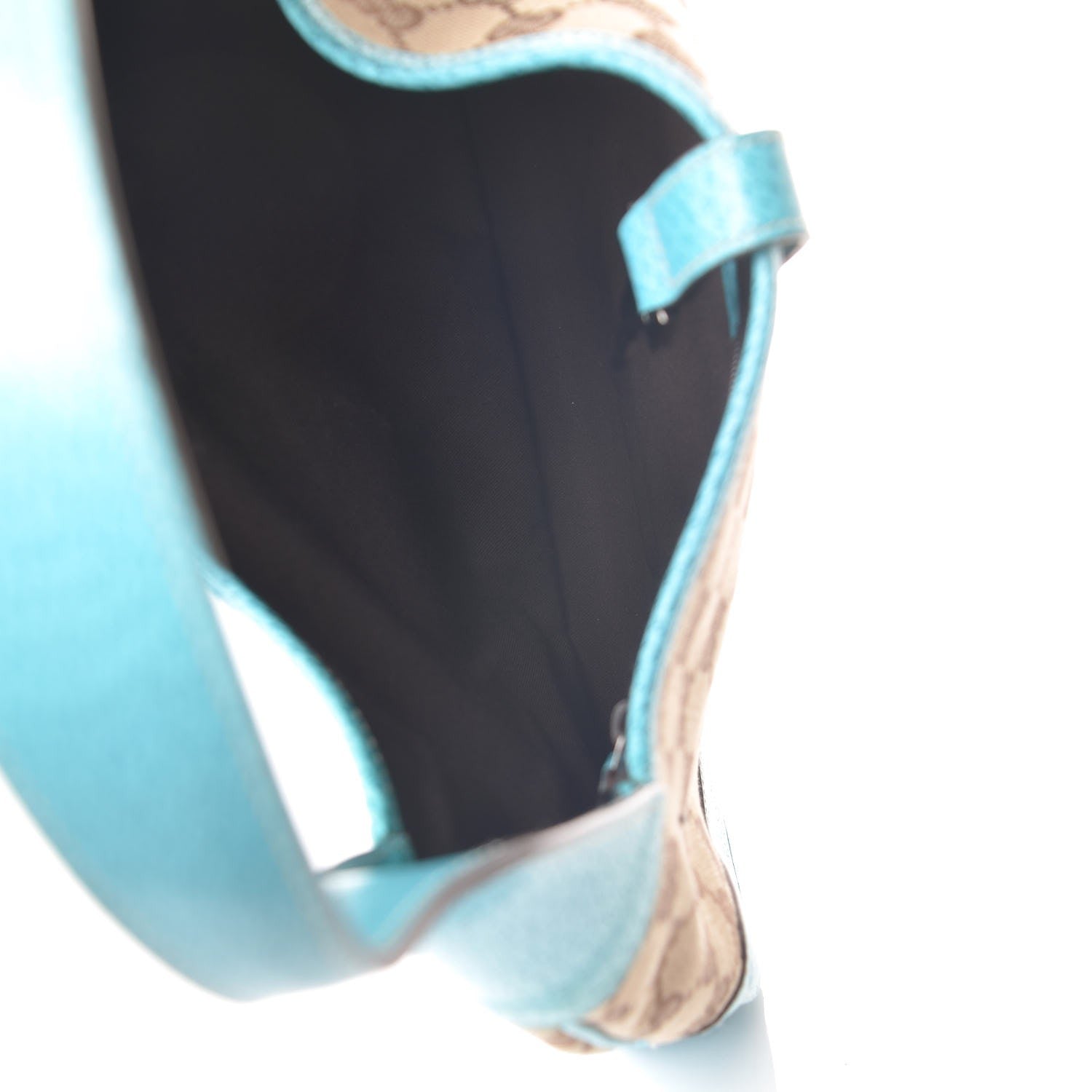 Gucci Monogram Small Jackie O Hobo Turquoise 5 of 7