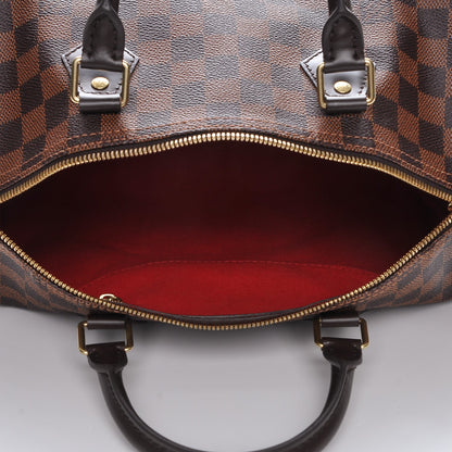 Louis Vuitton Damier Ebene Speedy Bandouliere 30 5 of 8