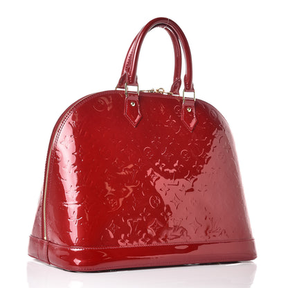 Louis Vuitton Vernis Alma GM Pomme D'Amour 3 of 16