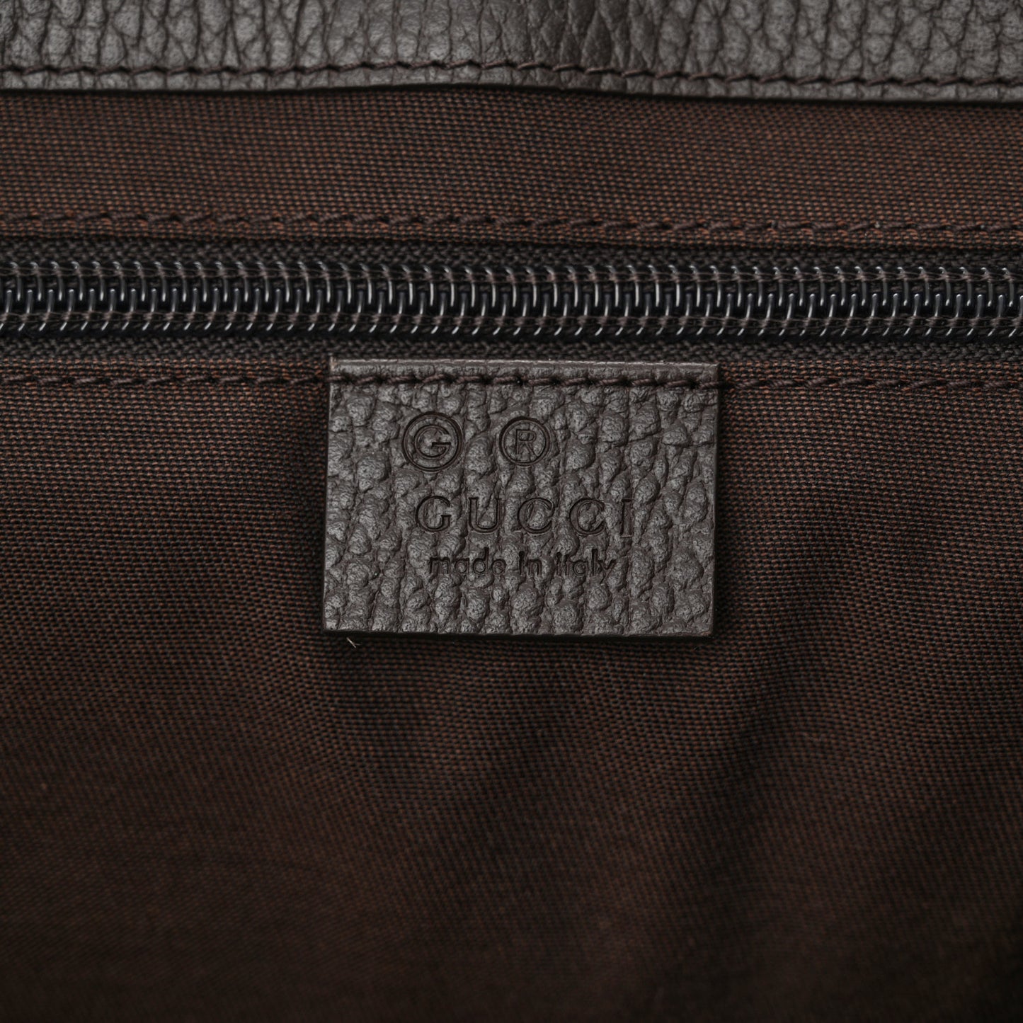 Monogram Large Flap Messenger Bag Beige Dark Brown