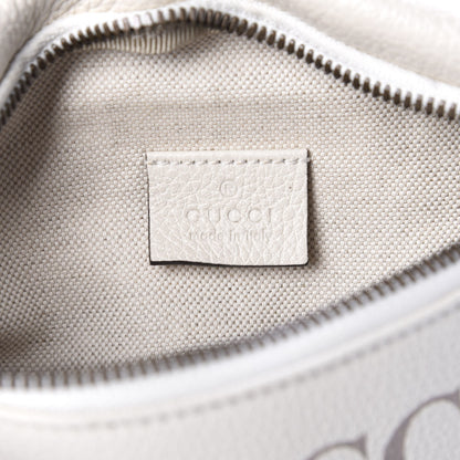 Gucci Grained Calfskin Small Logo Belt Bag White 8 of 11
