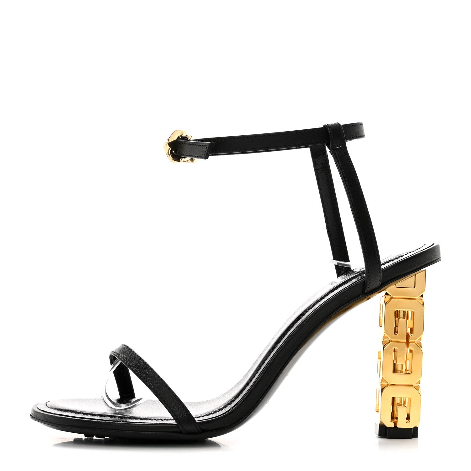 Givenchy Smooth Nappa G Cube 85mm Sandals 36 Black 2 of 7