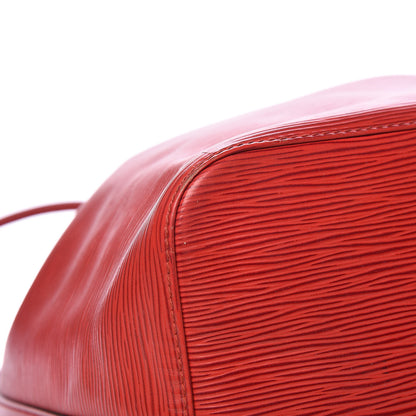 Louis Vuitton Epi Petit Noe Castillan Red 9 of 13