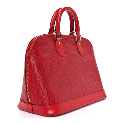 Louis Vuitton Epi Alma PM Castillan Red 3 of 11