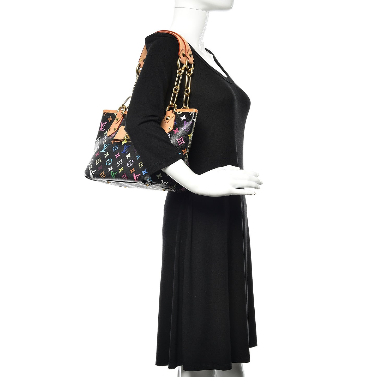 Monogram Multicolor Annie MM Black