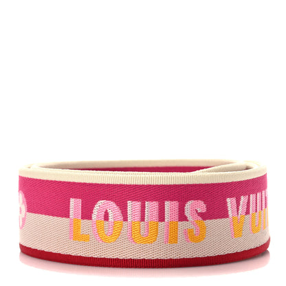 Louis Vuitton Jacquard Speedy Bandouliere 20 Shoulder Strap Fuchsia 2 of 3