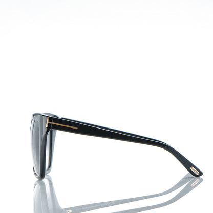 Tom Ford Carli Oversize Square Cateye Sunglasses TF295 Black 3 of 7