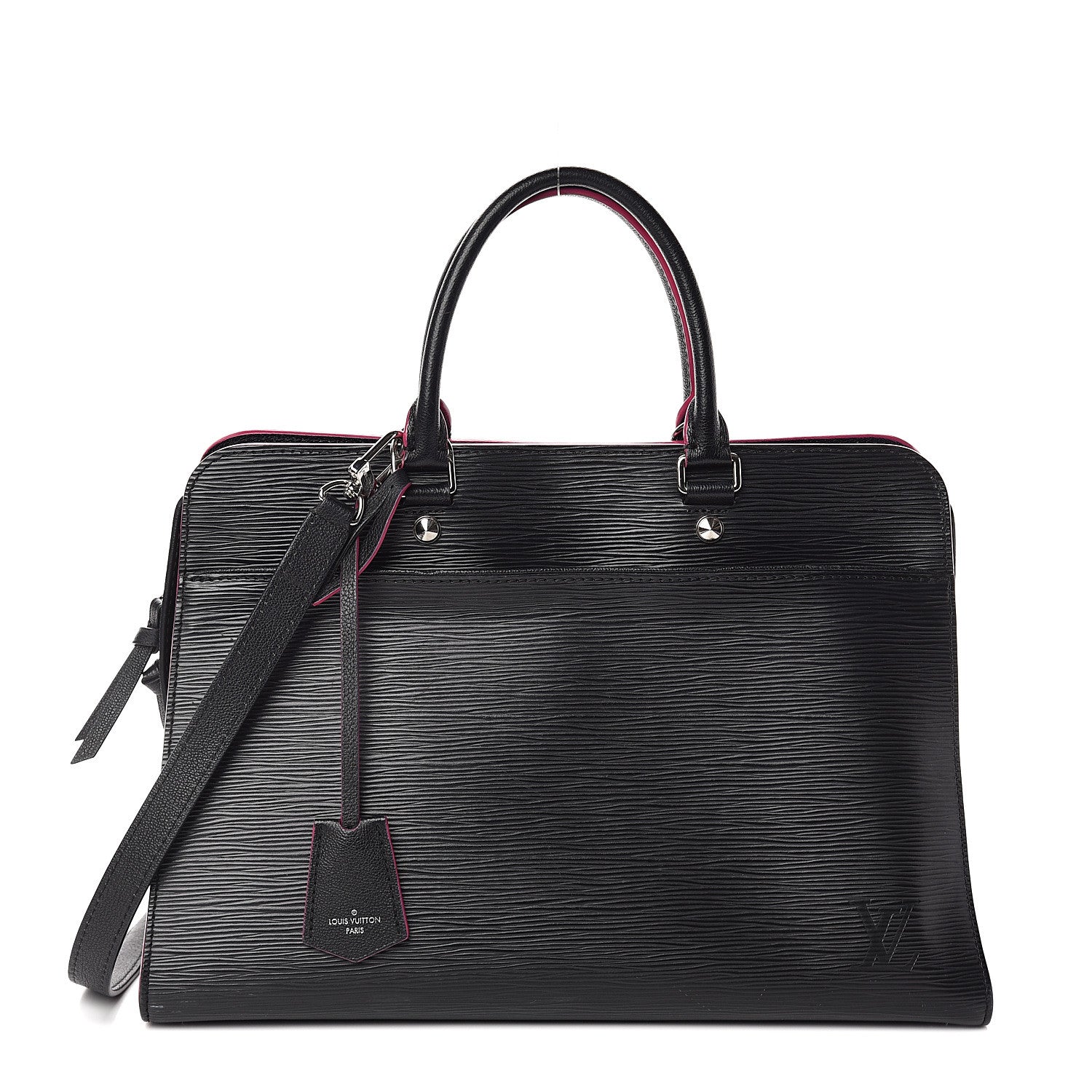 Louis Vuitton Epi Vaneau GM Black Hot Pink 1 of 8