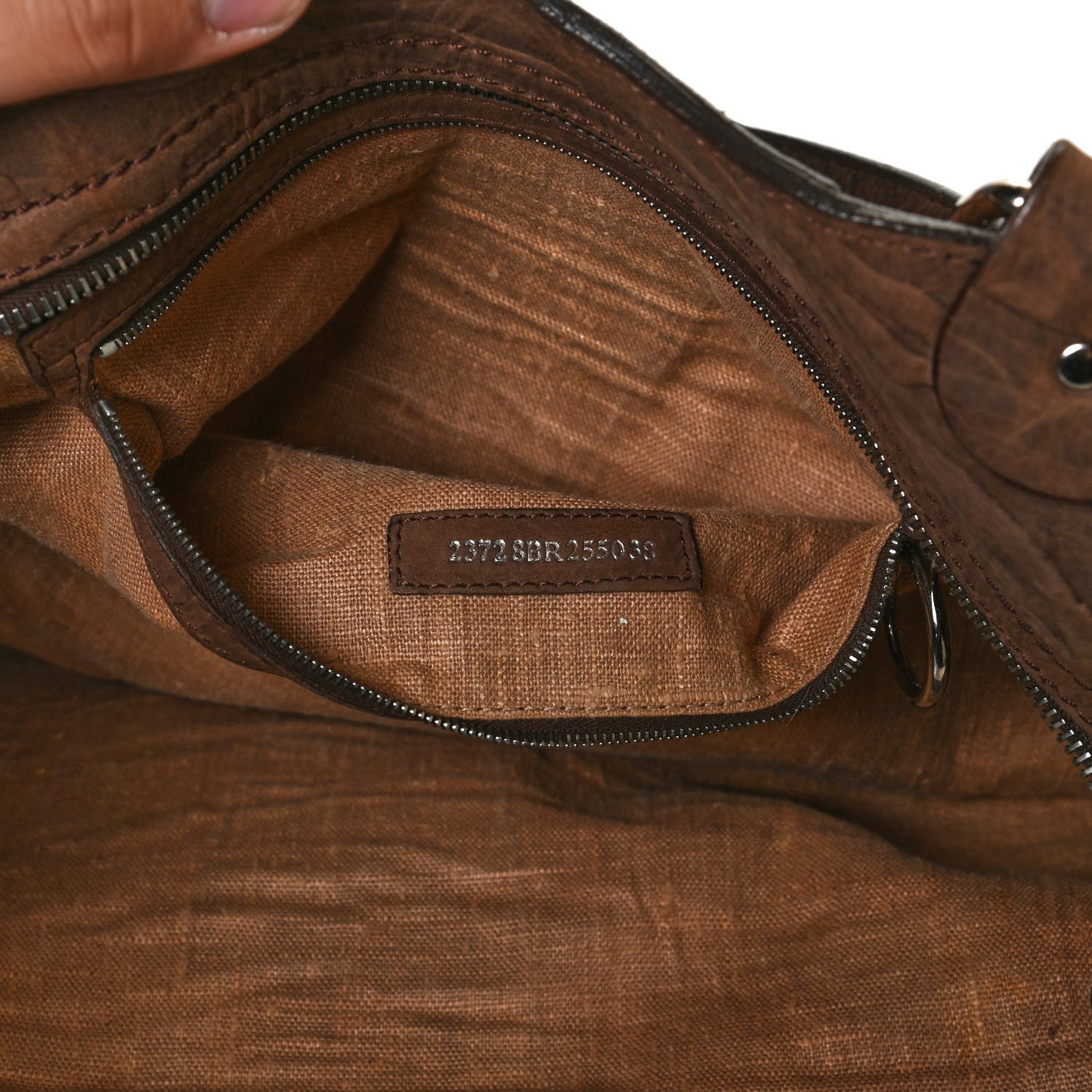 Suede Large Devil Trapezio Tote