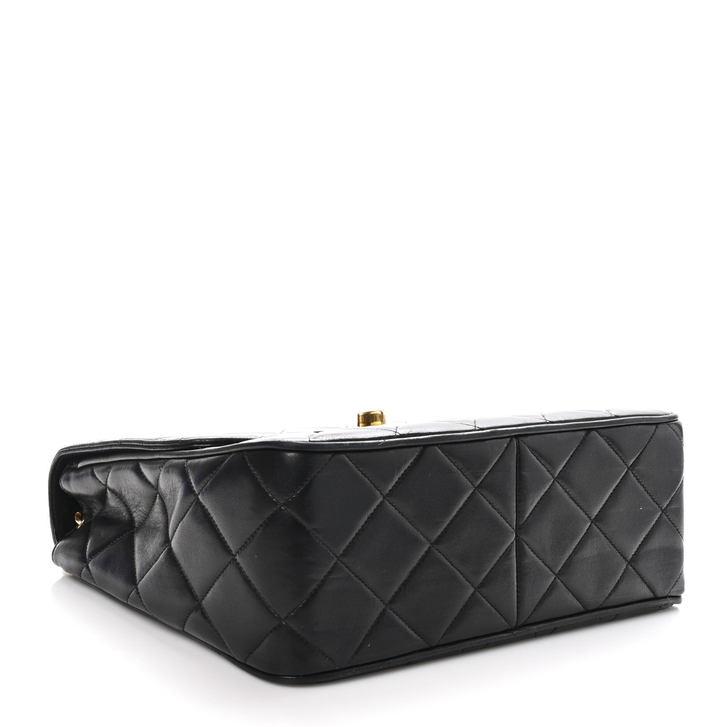 Chanel Lambskin Quilted Medium Square Flap Bag Black 4 of 12