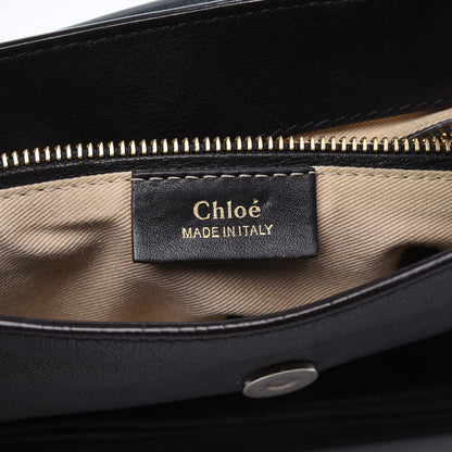 Chloe Suede Calfskin Small Faye Backpack Black 9 of 11