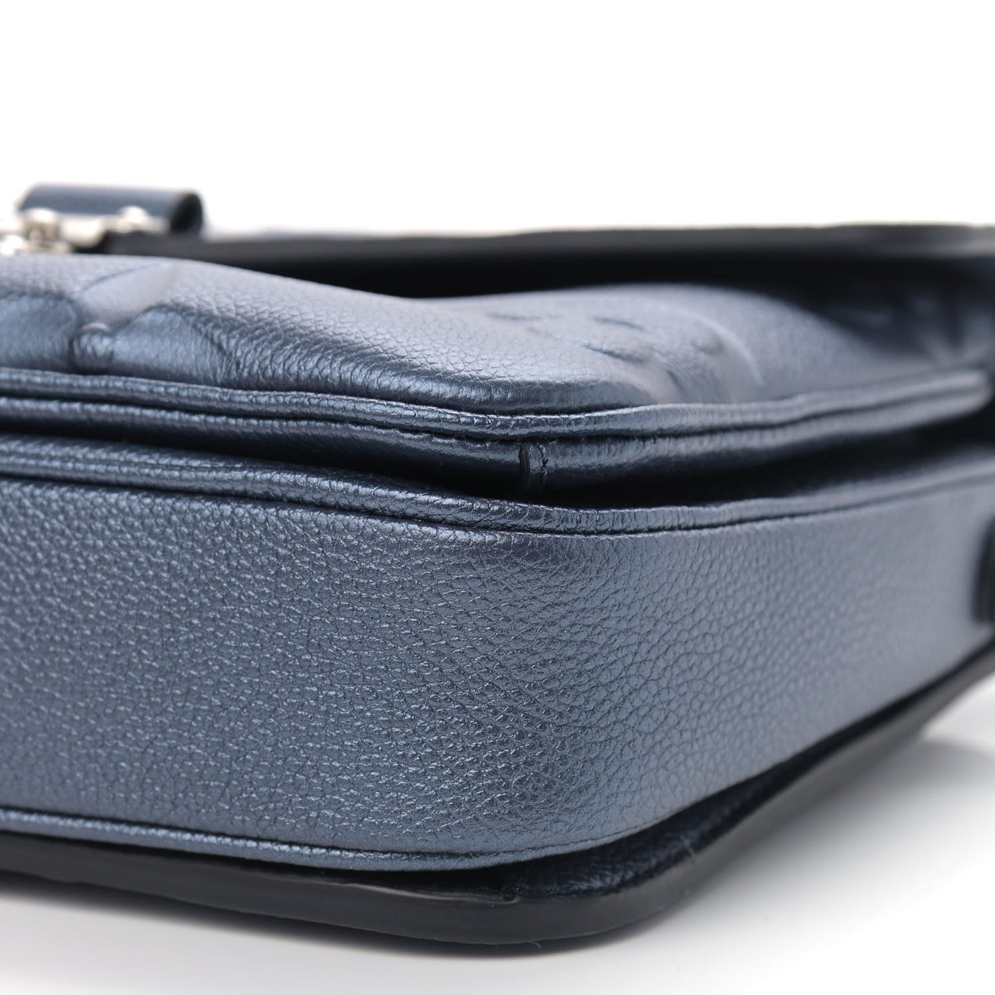 Metallic Empreinte Monogram Giant Pochette Metis Navy Nacre