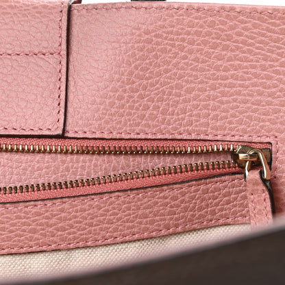 Gucci Dollar Calfskin Small Swing Tote Grey Field Soft Pink 14 of 14