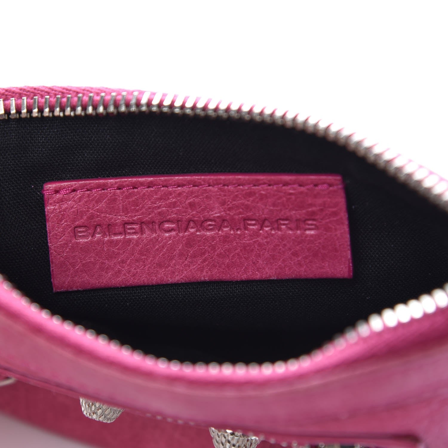 Balenciaga Agneau Giant 12 M Porte-Monnaie Coin Purse Cyclamen 6 of 8