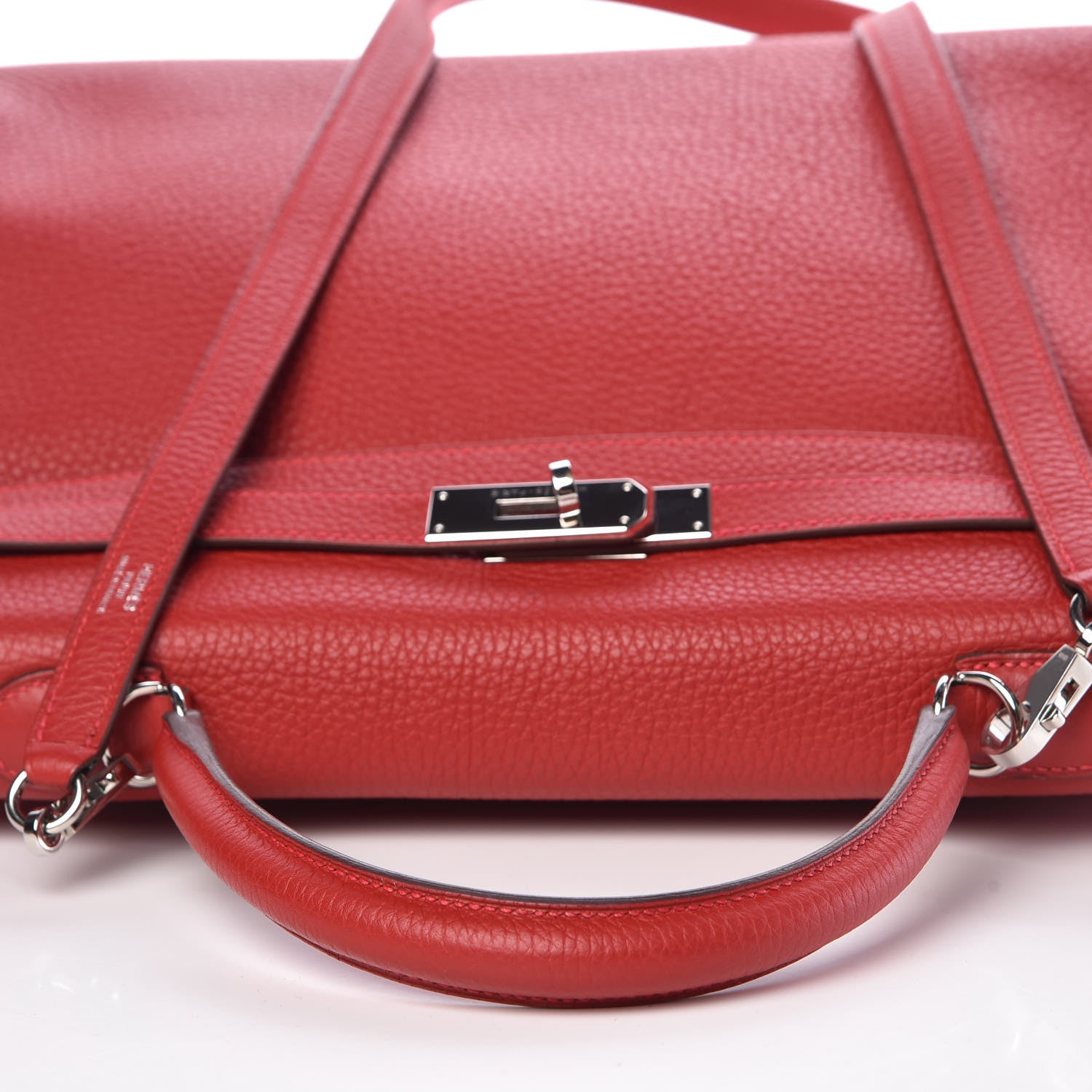 Hermes Togo Kelly Retourne 35 Rouge Casaque 33 of 37