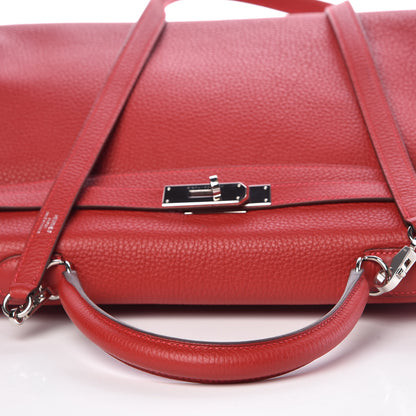 Hermes Togo Kelly Retourne 35 Rouge Casaque 33 of 37
