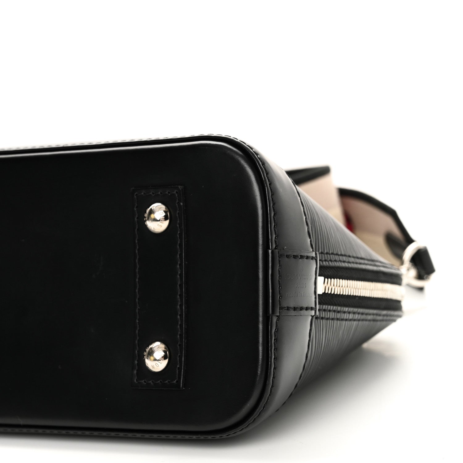 Louis Vuitton Epi Jacquard Alma BB Black 8 of 9