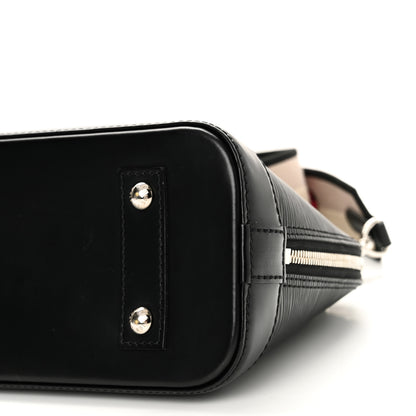 Louis Vuitton Epi Jacquard Alma BB Black 8 of 9