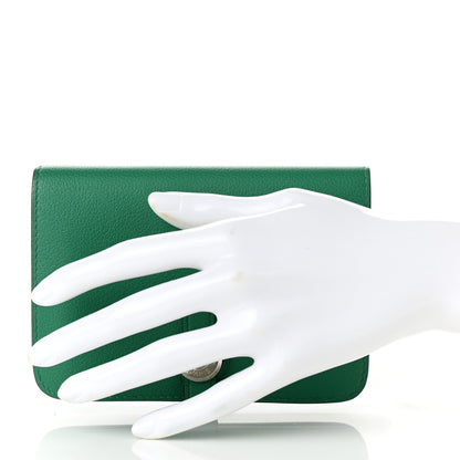 Hermes Evercolor Dogon Compact Wallet Vert Vertigo 2 of 8