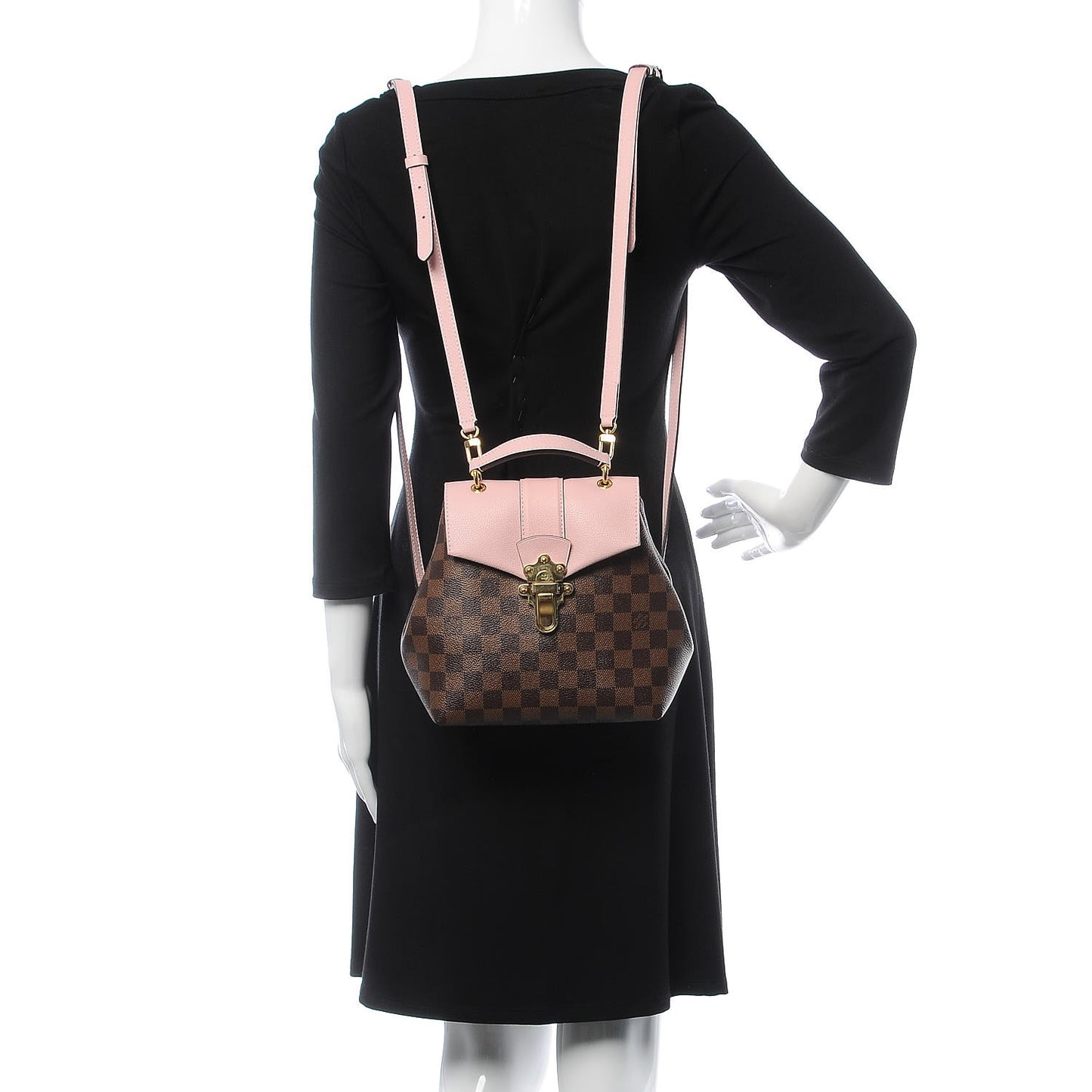 Damier Ebene Clapton Backpack Magnolia