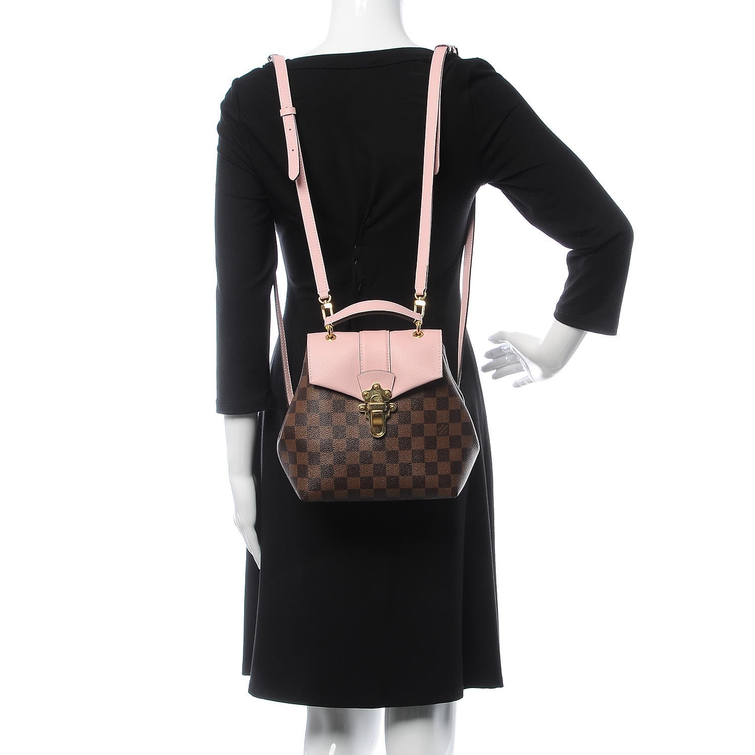 Louis Vuitton Damier Ebene Clapton Backpack Magnolia 2 of 8