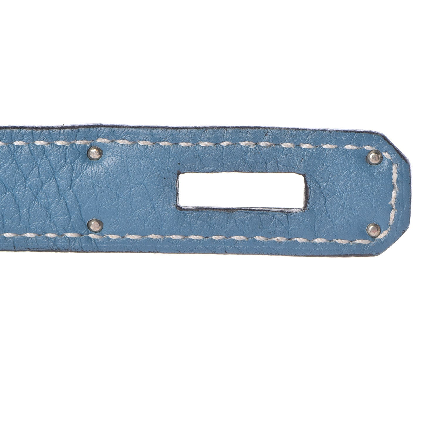 Hermes Taurillon Clemence Birkin 30 Blue Jean 24 of 40