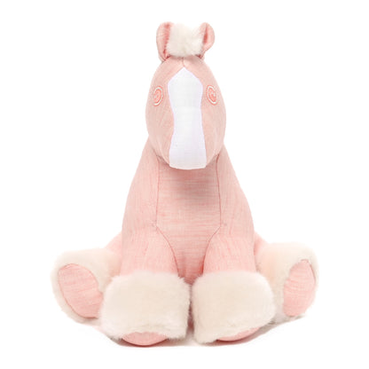 Hermes Linen Baby Hermy Plush Toy Rose Lilas 3 of 8