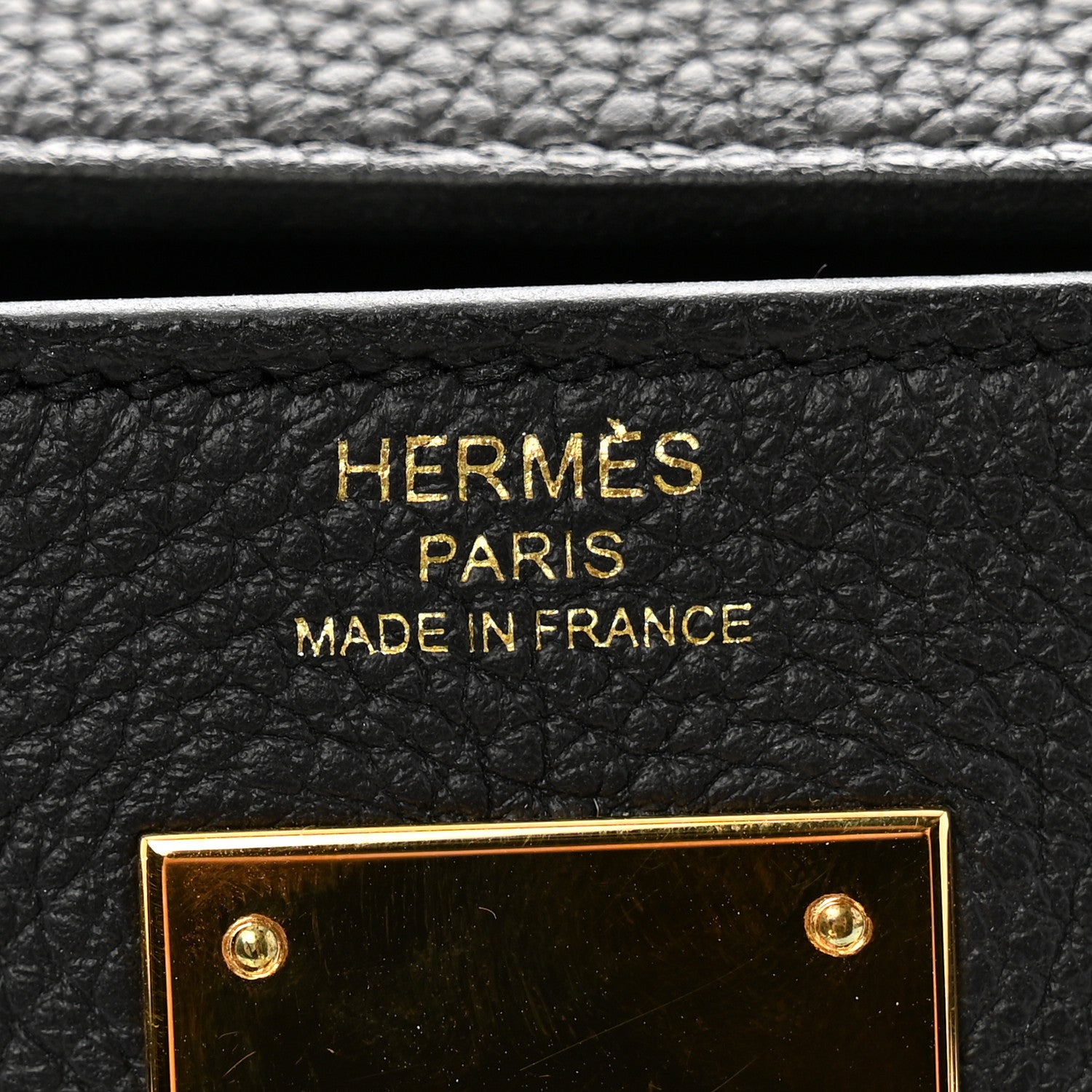 Hermes Togo Kelly Retourne 28 Black 6 of 15