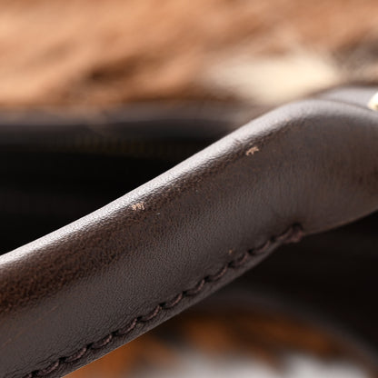 Fendi Fox Fur Small Devil Trapezio Tote Marrone Beige 11 of 12