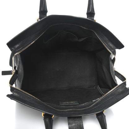 Saint Laurent Sheepskin Medium Cabas ChYc Black 5 of 13