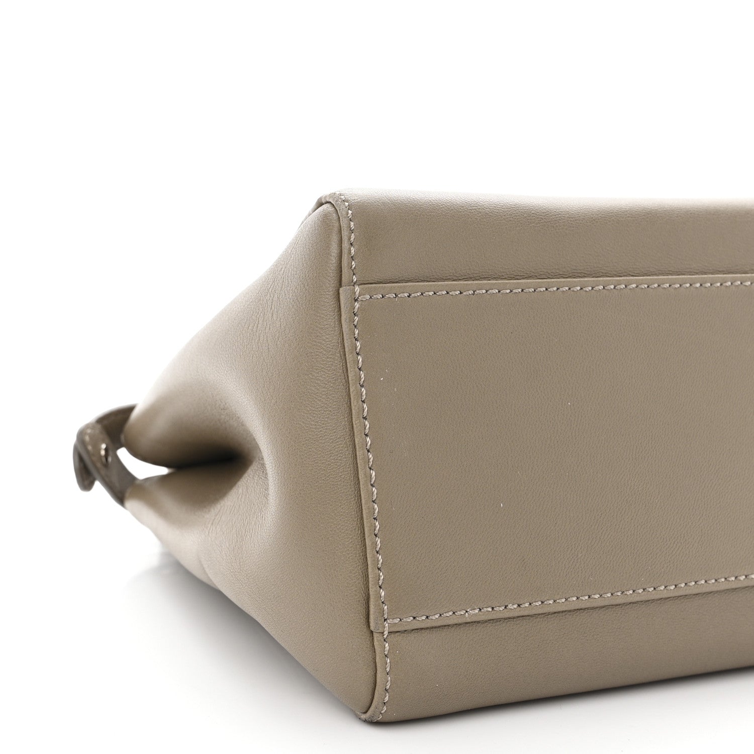 Fendi Nappa Mini Peekaboo Iconic Satchel Tortora 10 of 11