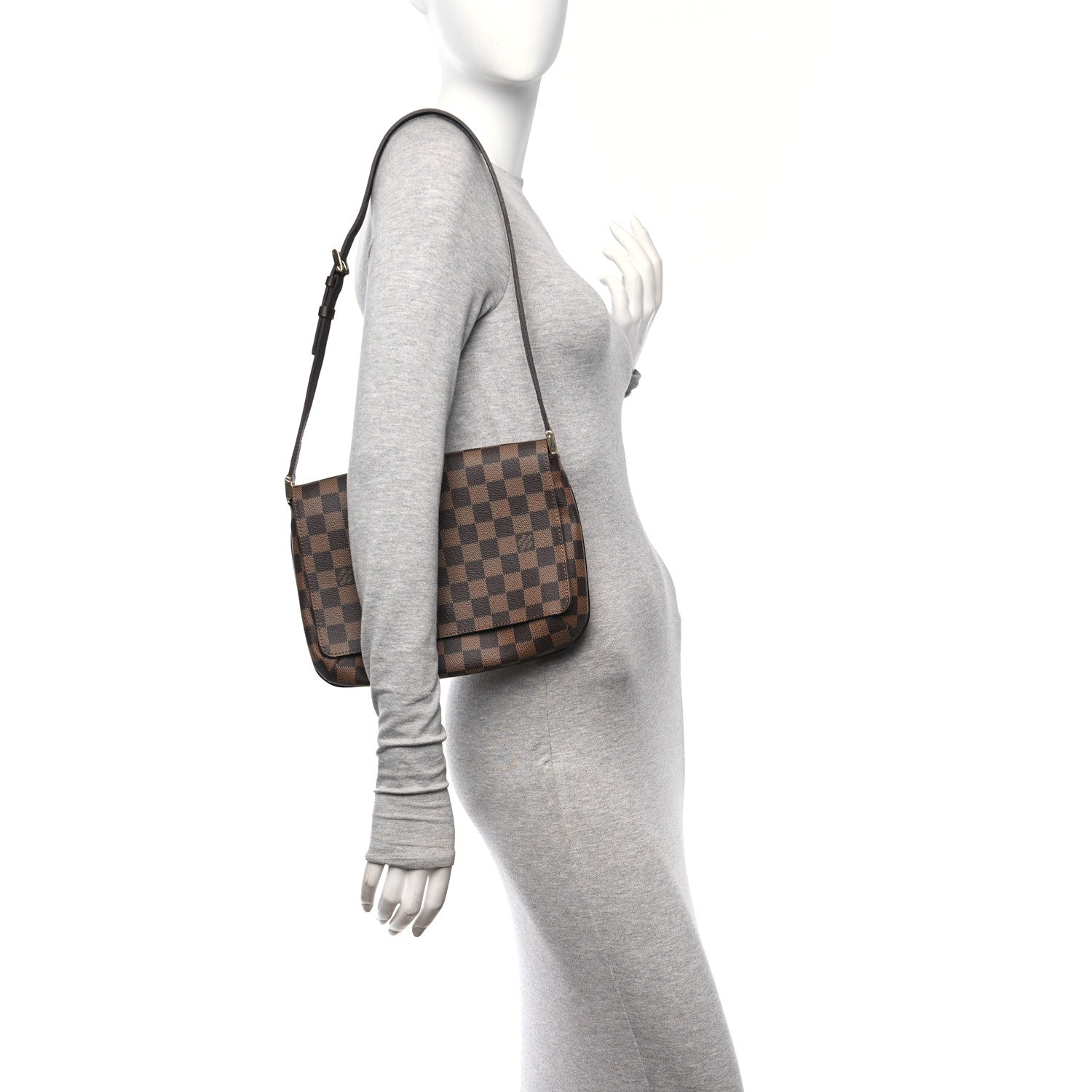 Louis Vuitton Damier Ebene Musette Tango 2 of 9