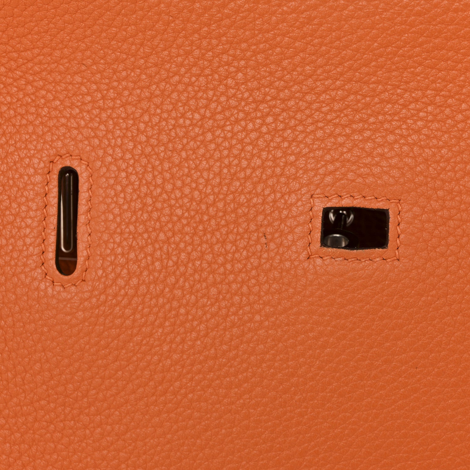 Hermes Taurillon Clemence Jypsiere 28 Orange 12 of 14