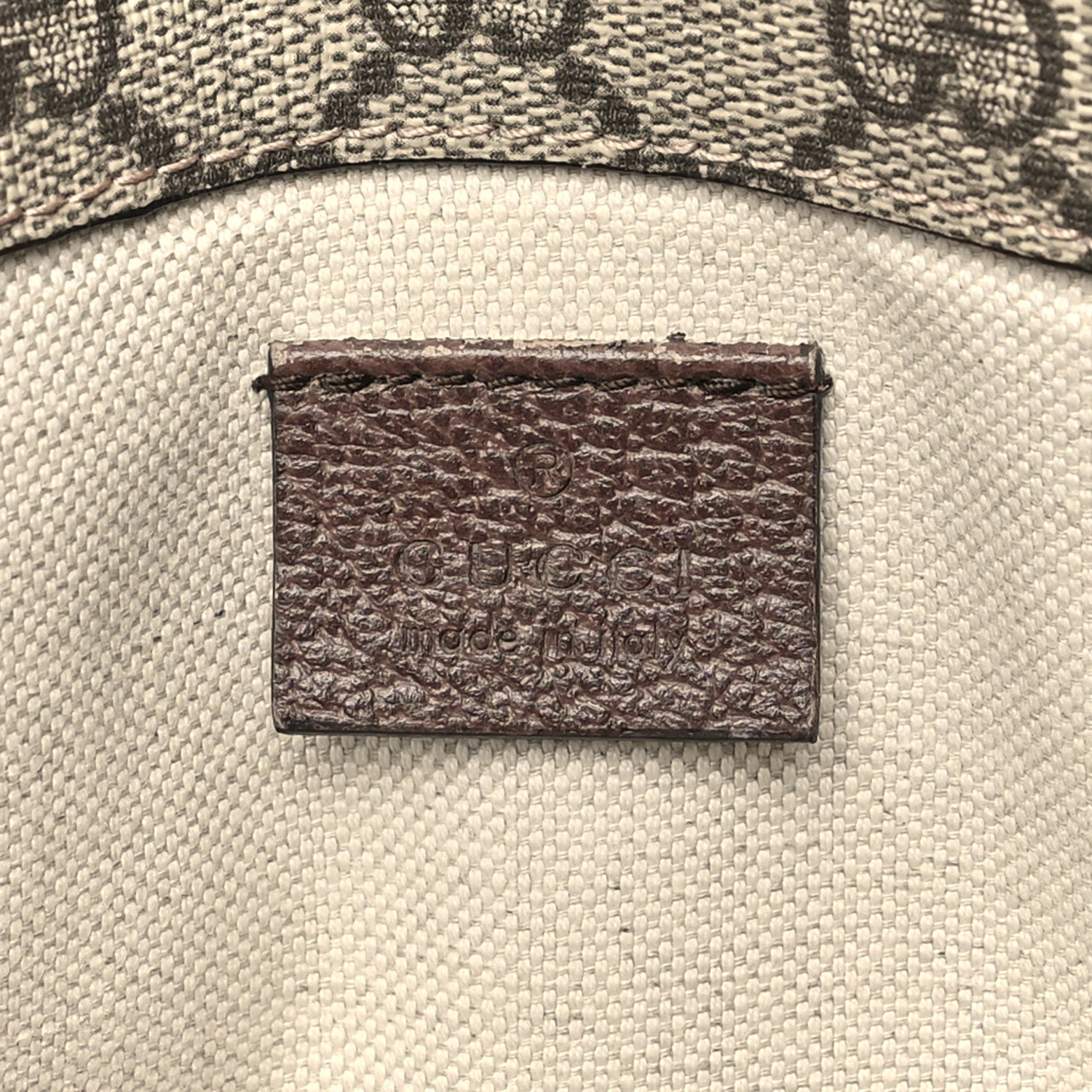 Gucci GG Supreme Monogram Neo Vintage Web Belt Bag Brown 6 of 10
