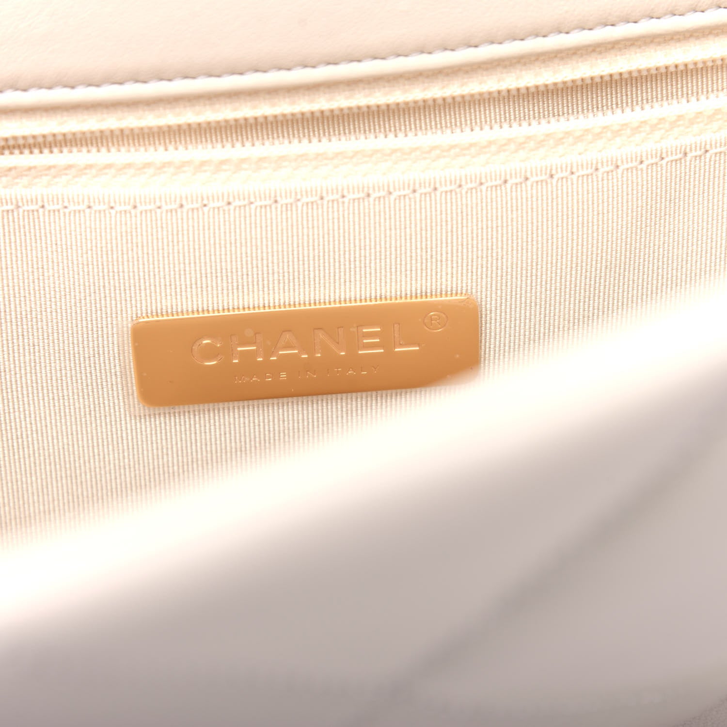 Chanel Lambskin Quilted Maxi Chanel 19 Flap Ivory 6 of 12