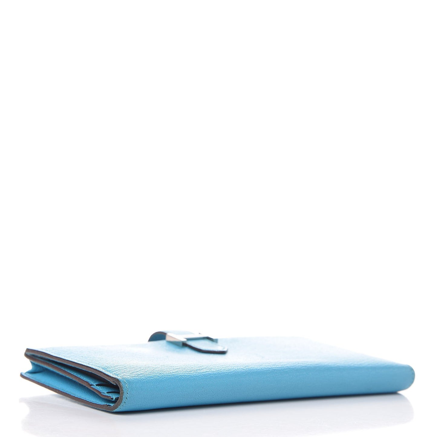 Chevre Mysore Bearn Gusset Wallet Bleu Azteque